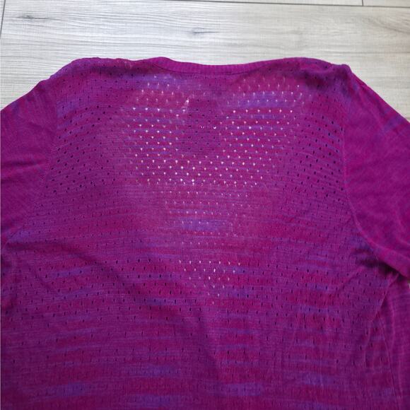 Torrid Space-Dye Pink Duster V-Neck Button-Front Cardigan Sweater Women Sz 2X - Picture 6 of 13